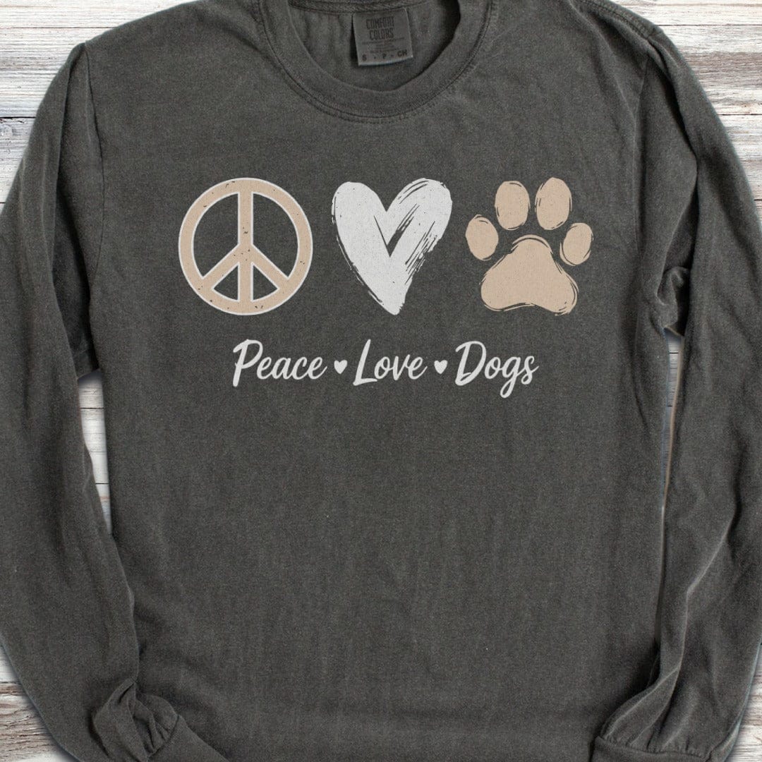Peace Love Dogs Long Sleeve Tee