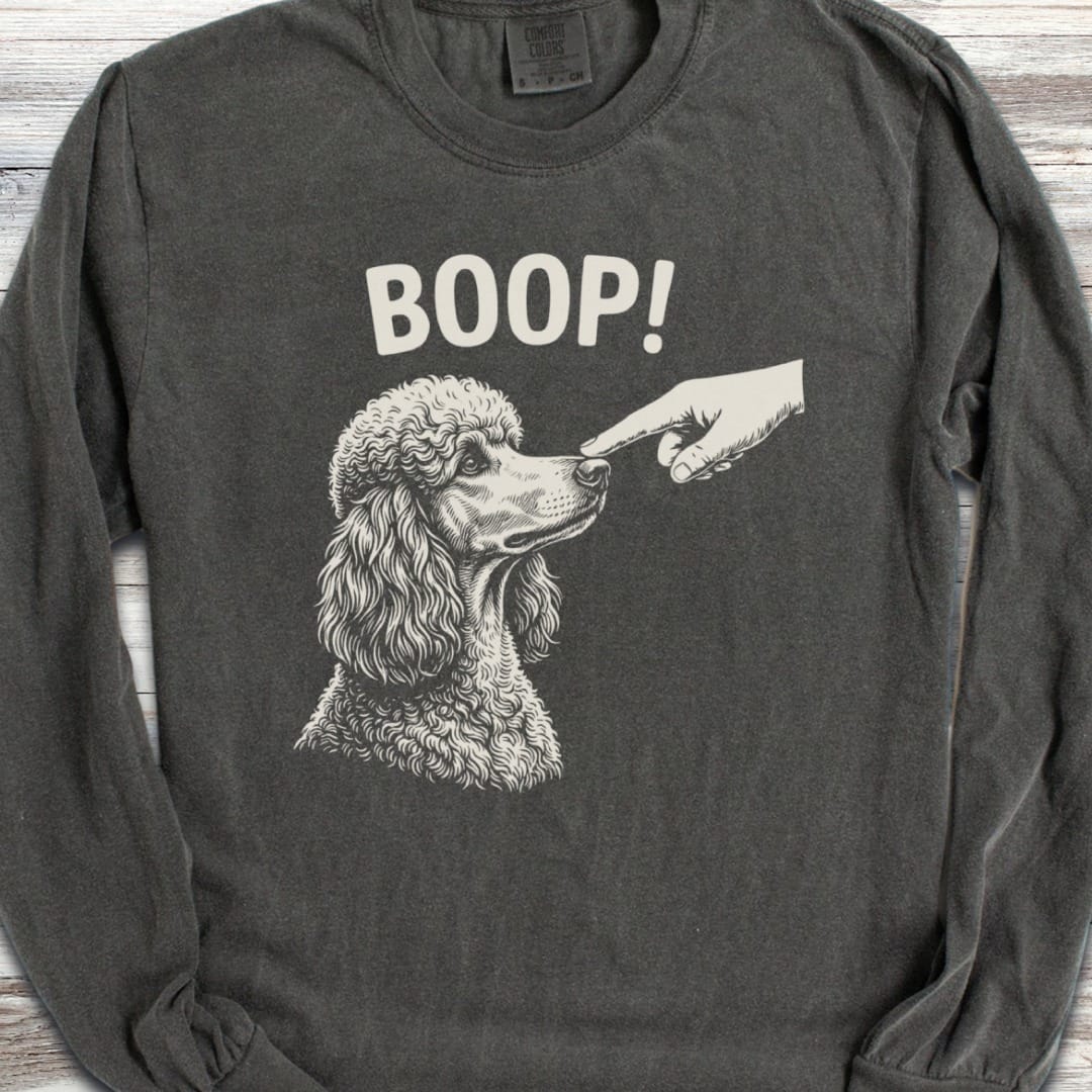Poodle BOOP! Long Sleeve Tee