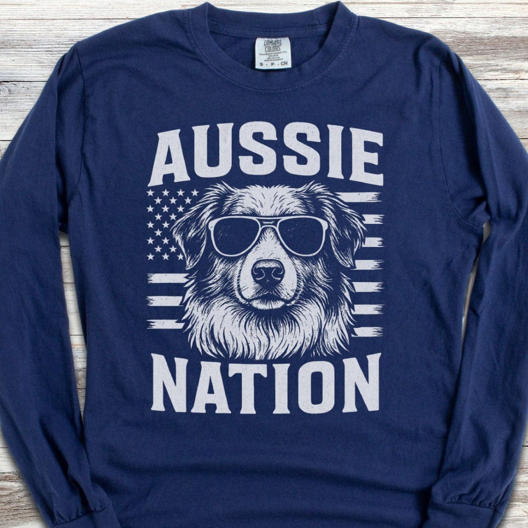 Australian Shepherd Nation Long Sleeve Tee