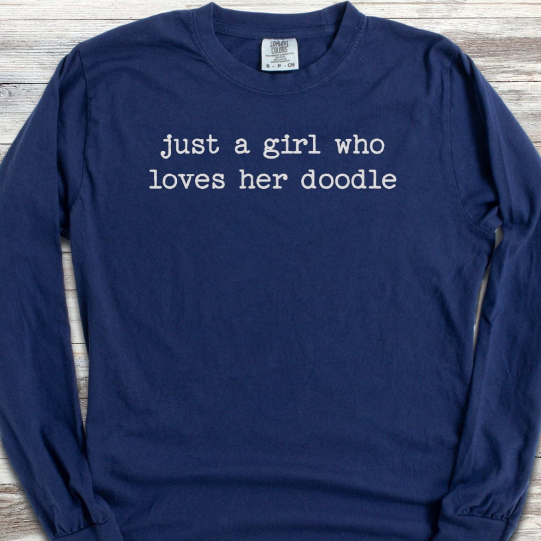 Doodle Girl Long Sleeve Tee