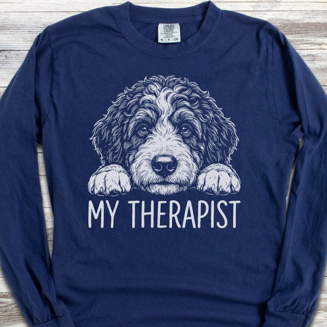 Bernedoodle Therapist Long Sleeve Tee