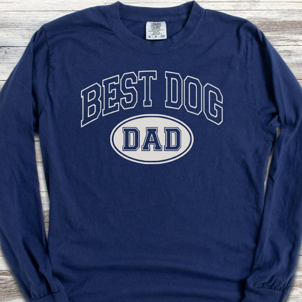 Best Dog Dad Long Sleeve Tee