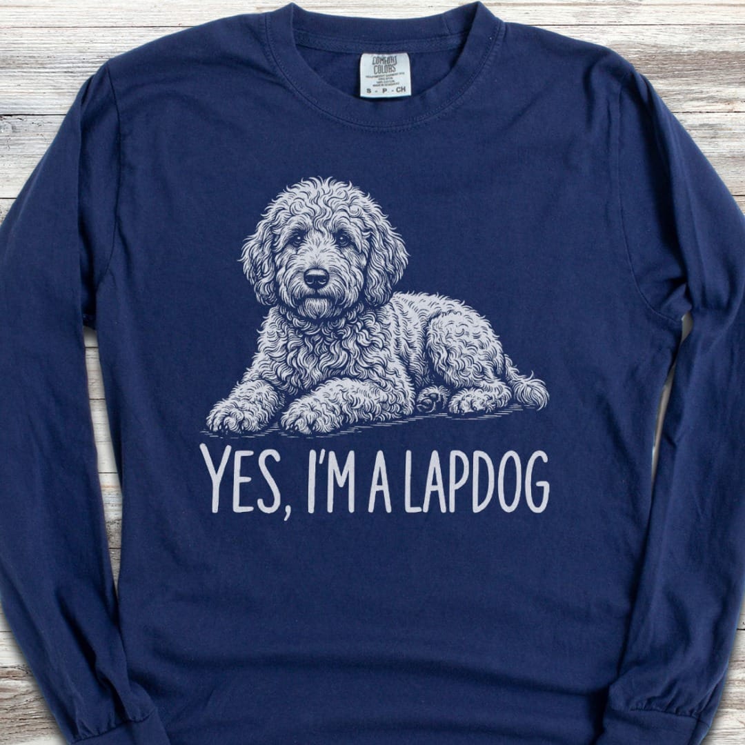 Doodle Lapdog Long Sleeve Tee