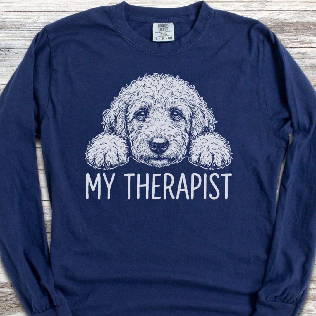 Doodle Therapist Long Sleeve Tee
