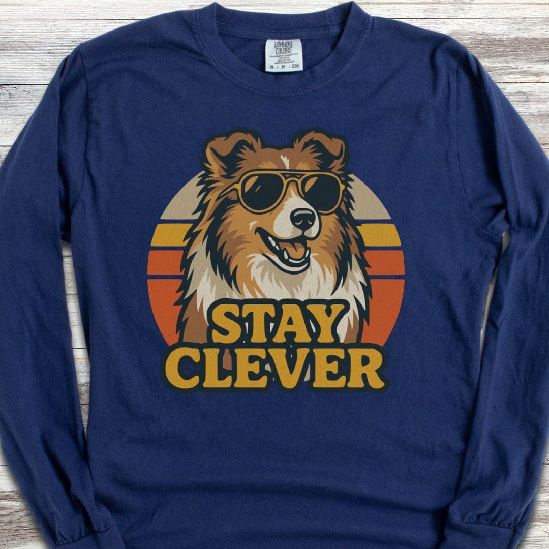 Shetland Sheepdog Clever Long Sleeve Tee