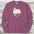 American Shepherd Boo Long Sleeve Tee - Berry