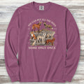 Only Once Long Sleeve Tee - Berry