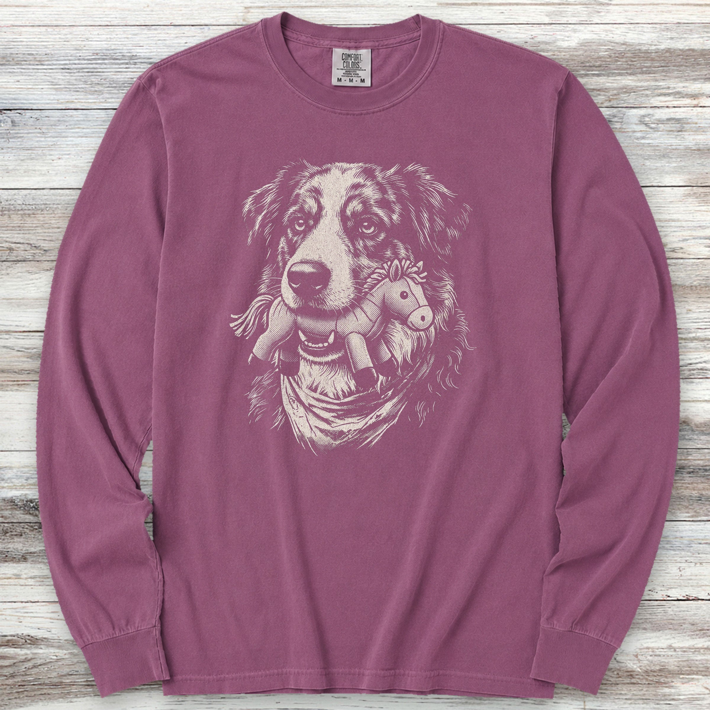 American Shepherd Favorite Toy Long Sleeve Tee - Berry