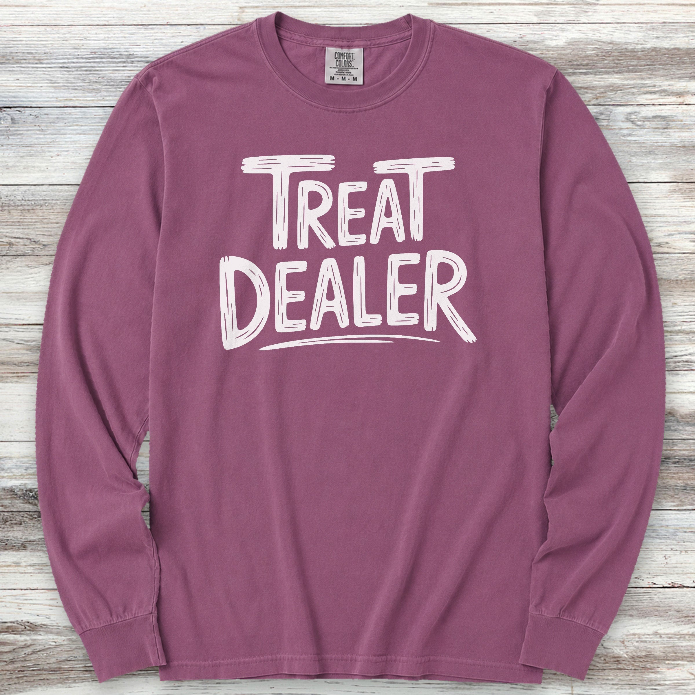 Treat Dealer Long Sleeve Tee - Berry