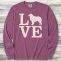 Australian Shepherd Love Long Sleeve Tee - Berry