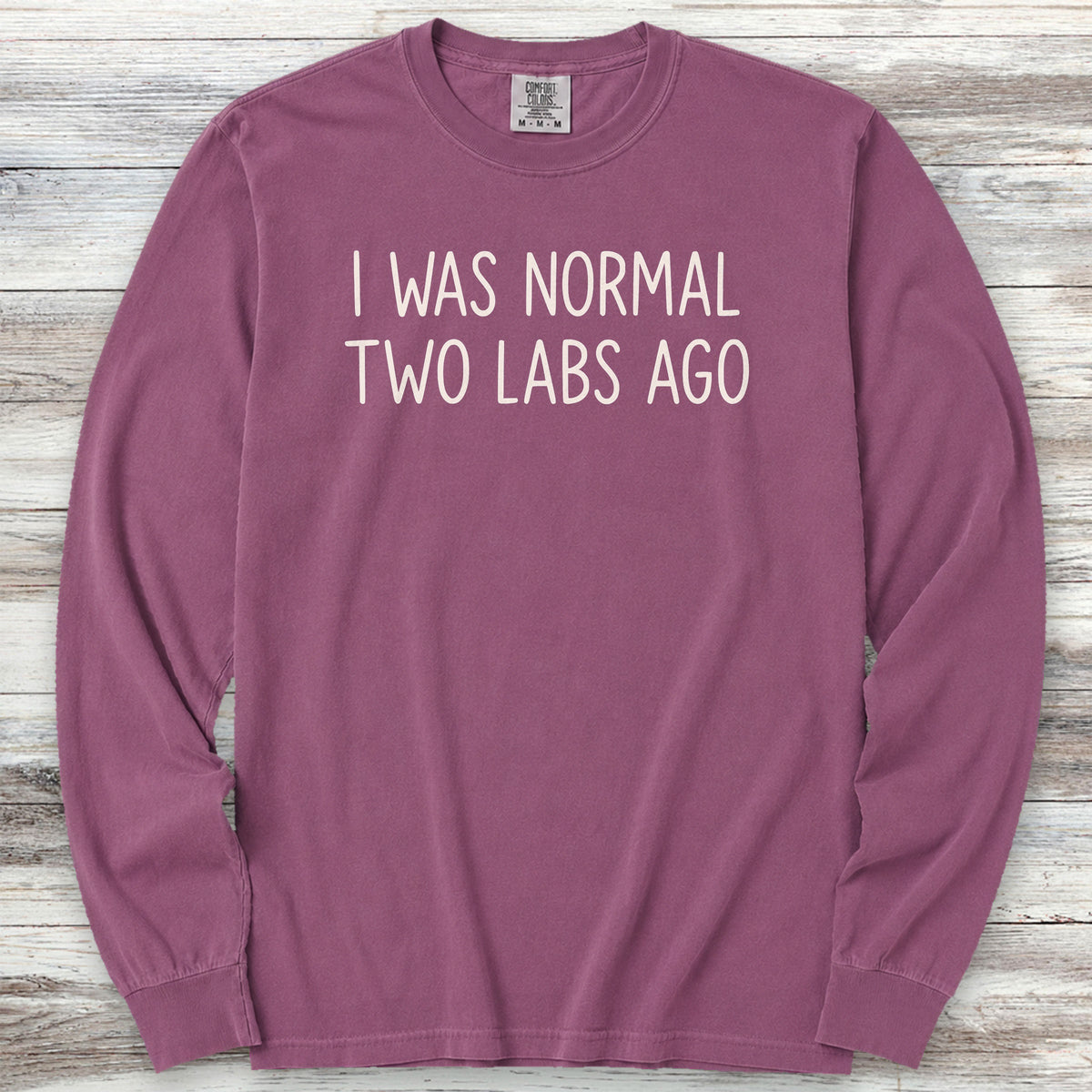 Labrador Retriever Lab Normal Long Sleeve Tee - Berry