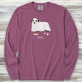 Australian Mountain Dog Boo Long Sleeve Tee - Berry