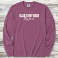 They Get Me Long Sleeve Tee - Berry