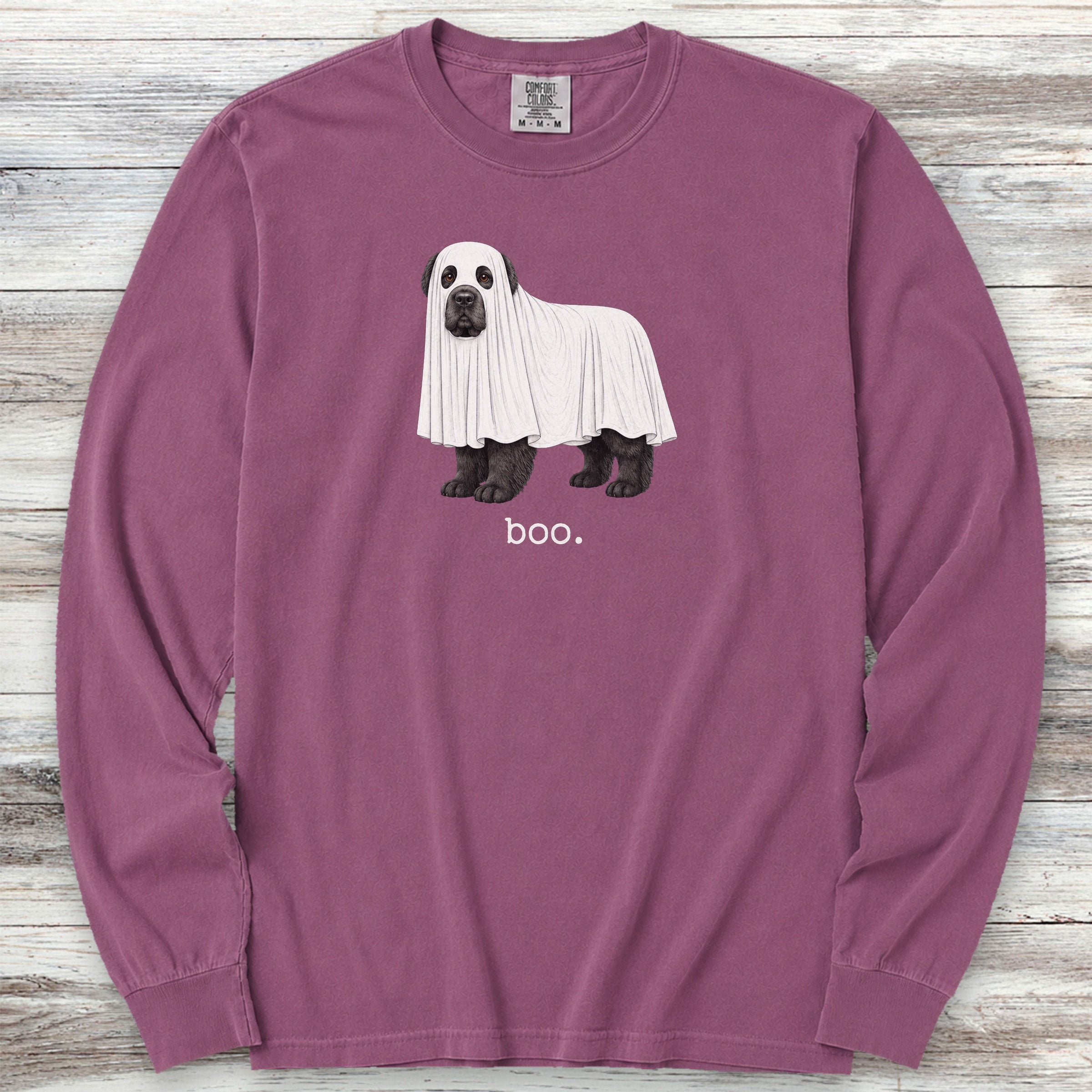 Newfoundland Boo Long Sleeve Tee - Berry