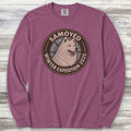 Samoyed Winter Expedition 2025 Long Sleeve Tee - Berry