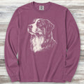 Australian Mountain Dog Loyalty Long Sleeve Tee - Berry