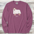 Australian Cattle Dog Red Boo Long Sleeve Tee - Berry