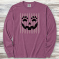 Jack O Lantern Long Sleeve Tee - Berry