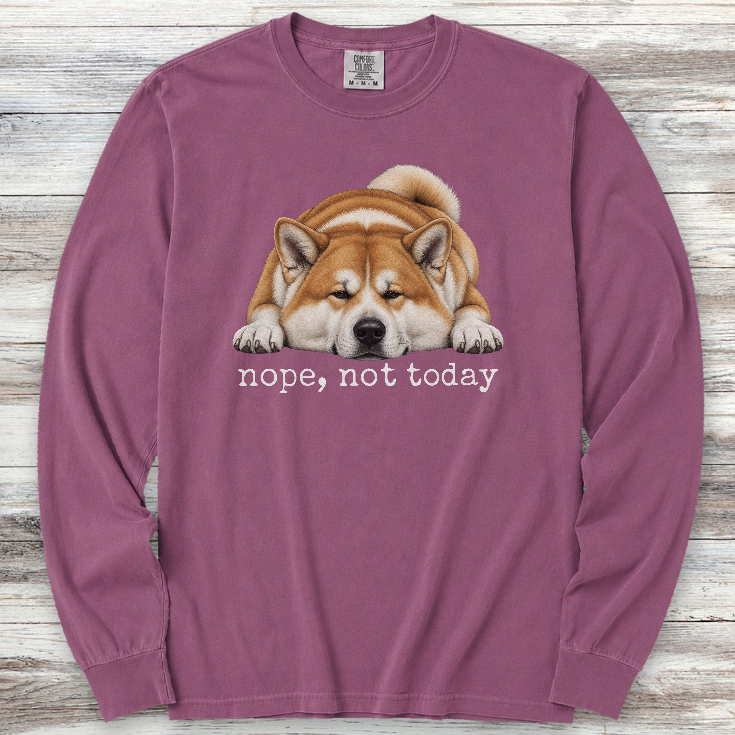 Akita Nope Long Sleeve Tee - Berry