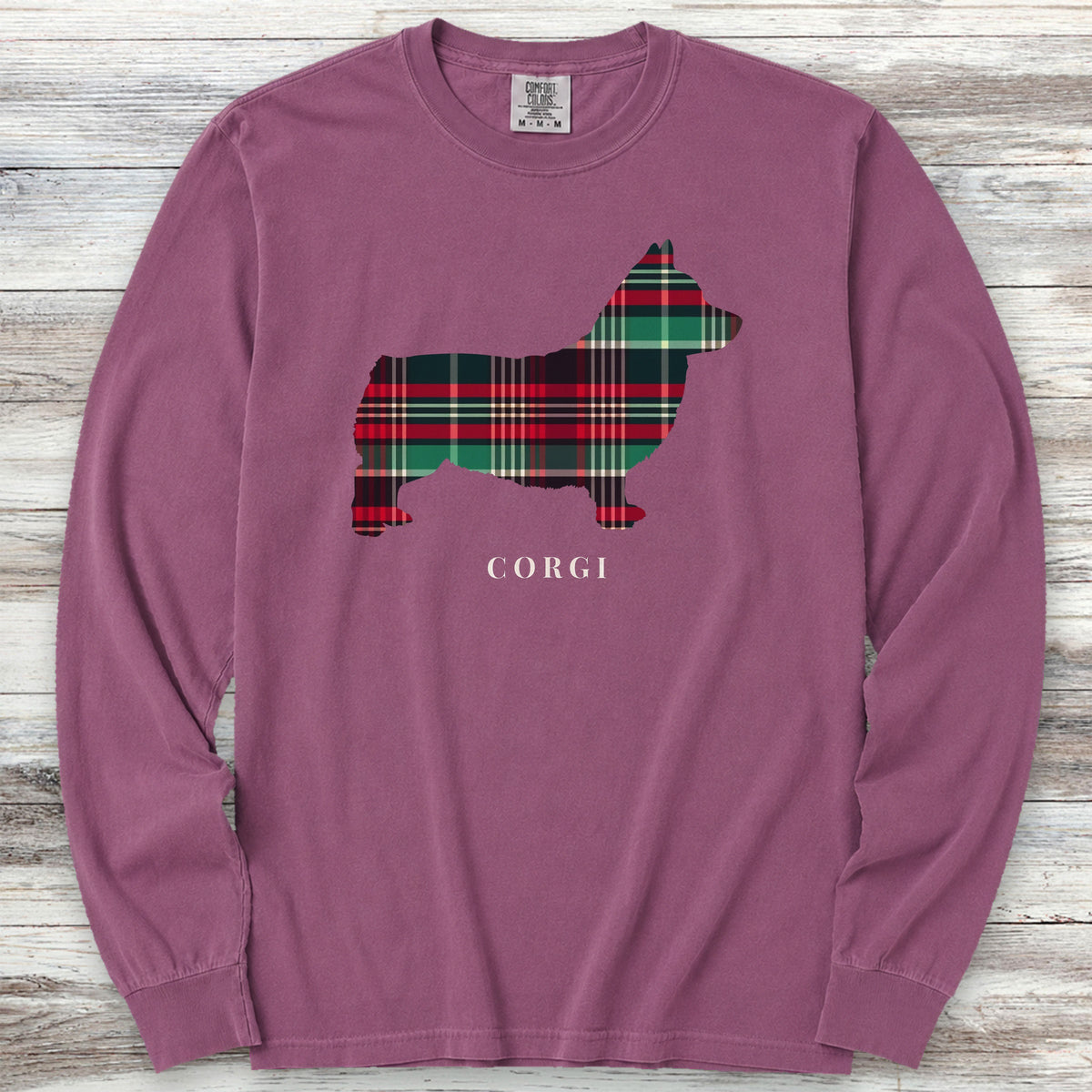 Corgi Winter 2025 Long Sleeve Tee - Berry
