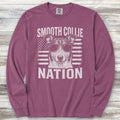 Smooth Collie Nation Long Sleeve Tee - Berry