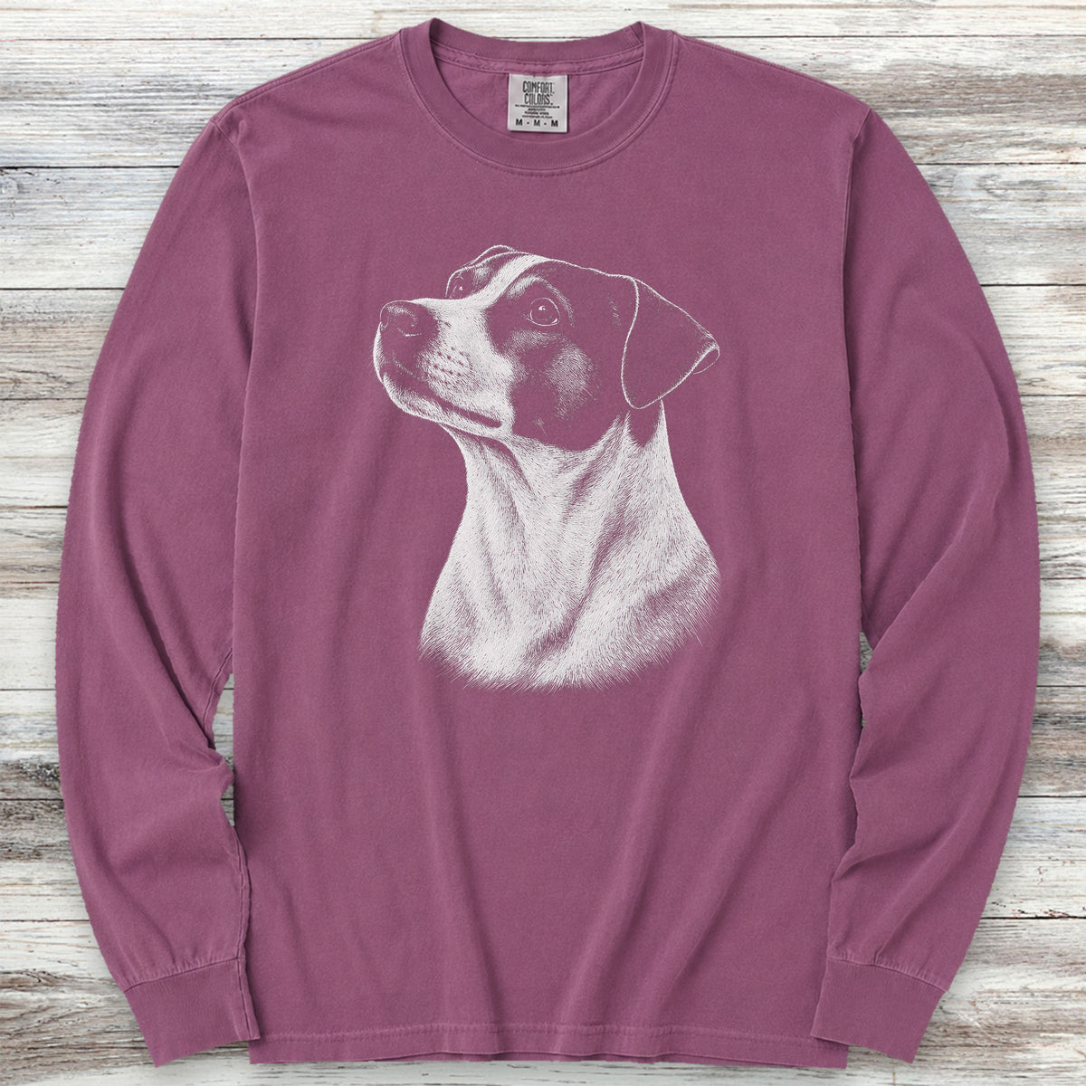 Jack Russell Loyalty Long Sleeve Tee - Berry