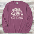Doodle Herd You Long Sleeve Tee - Berry