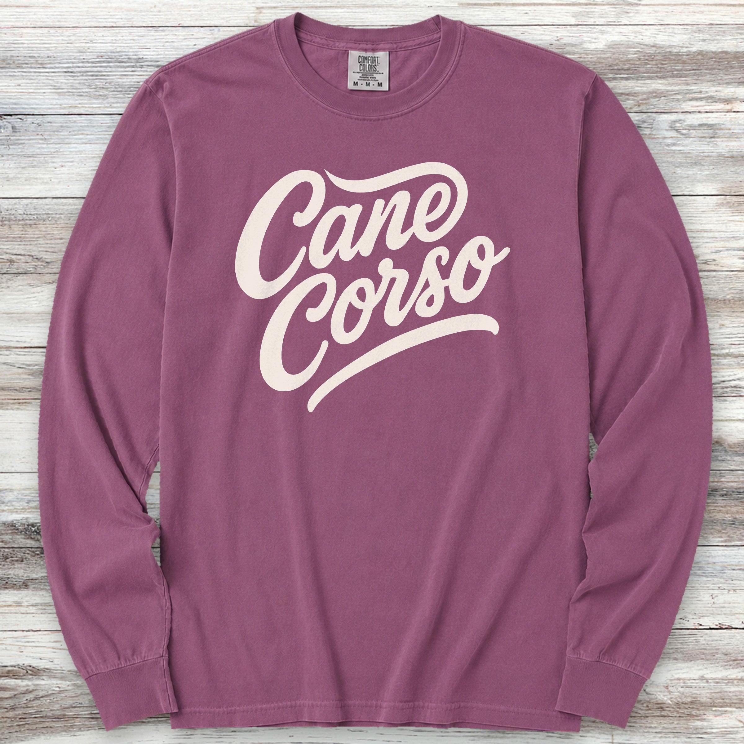 Cane Corso Team Long Sleeve Tee - Berry