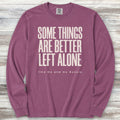 Australian Shepherd Introvert Long Sleeve Tee - Berry