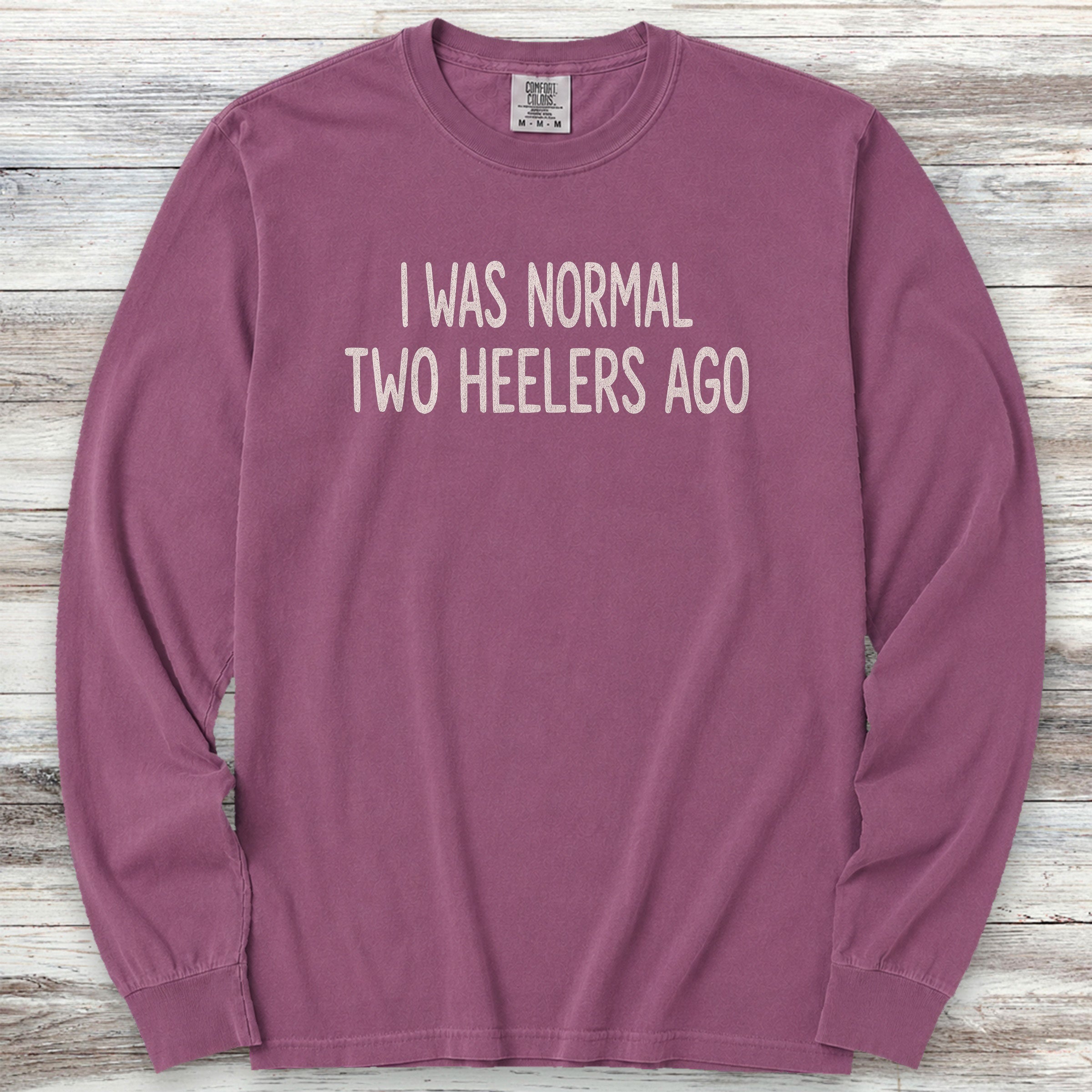 Australian Cattle Dog Heeler Normal Long Sleeve Tee - Berry