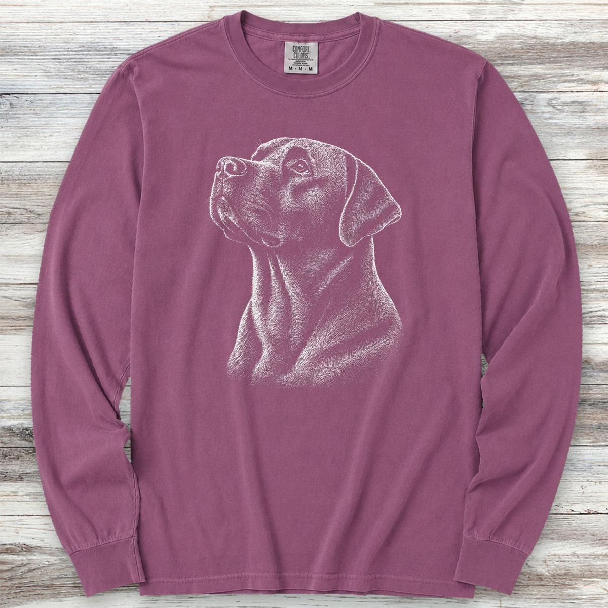 Labrador Retriever Loyalty Long Sleeve Tee - Berry