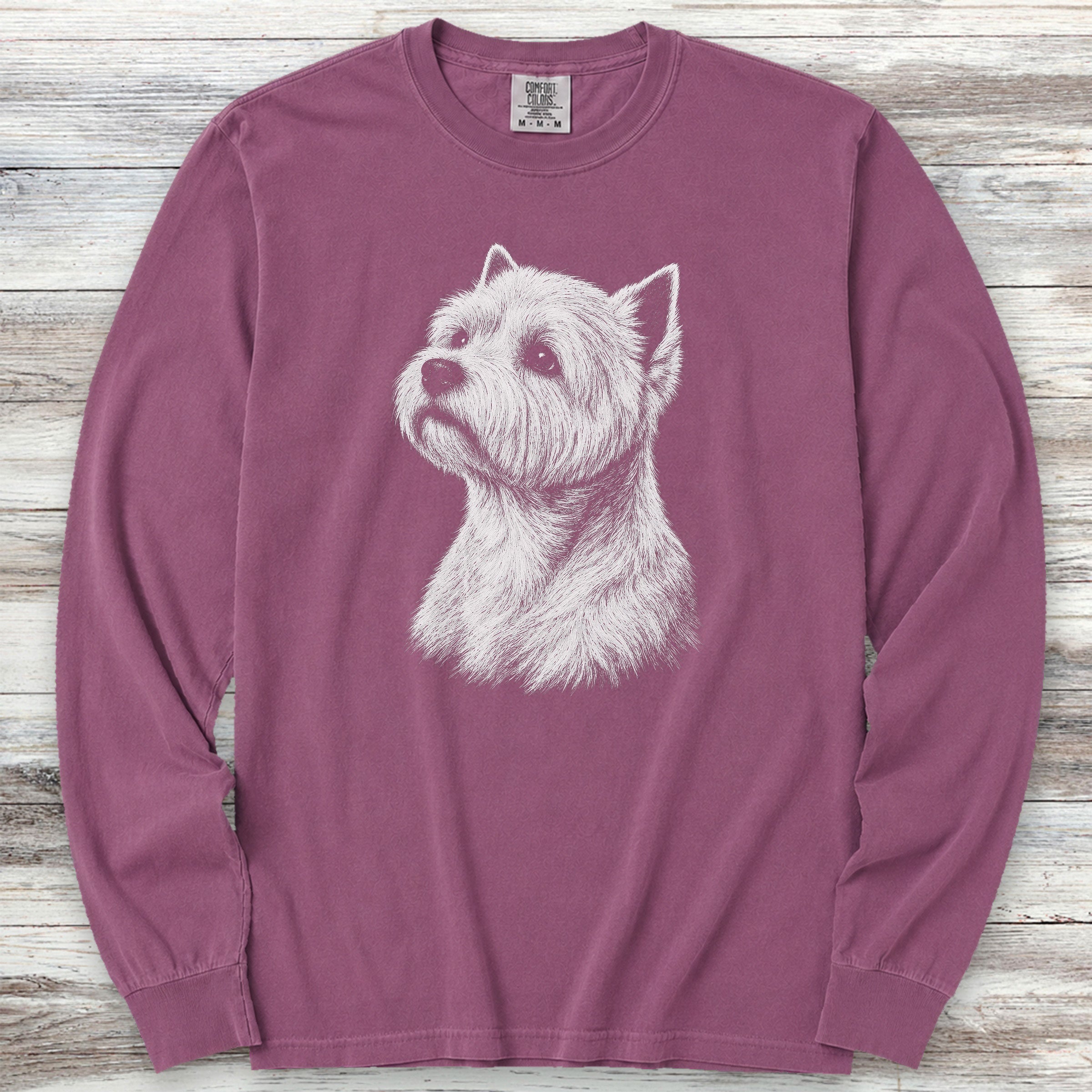 West Highland Loyalty Long Sleeve Tee - Berry