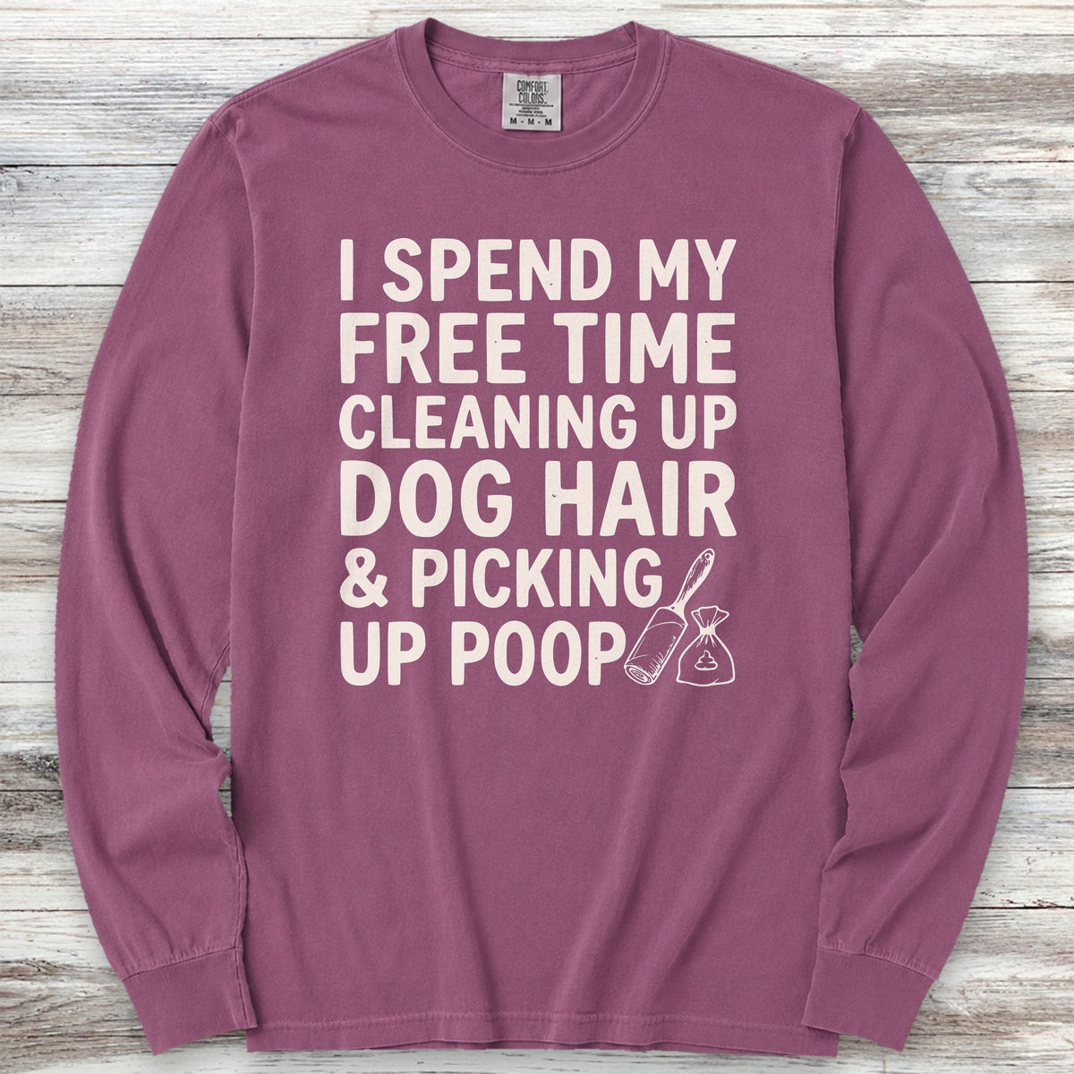 Free Time Long Sleeve Tee - Berry