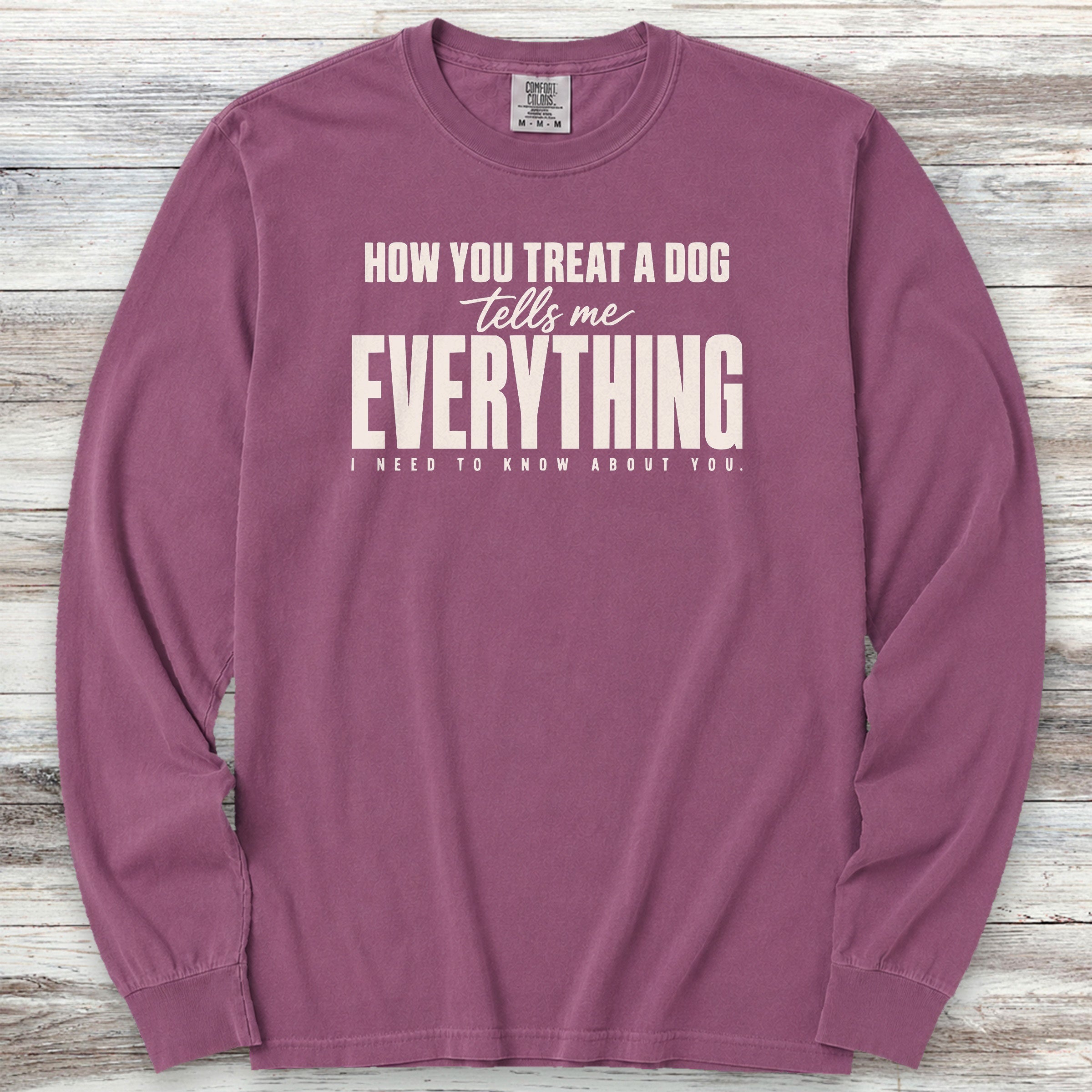 Everything Long Sleeve Tee - Berry