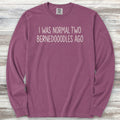 Bernedoodle Normal Long Sleeve Tee - Berry
