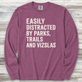 Vizsla Trails Long Sleeve Tee - Berry