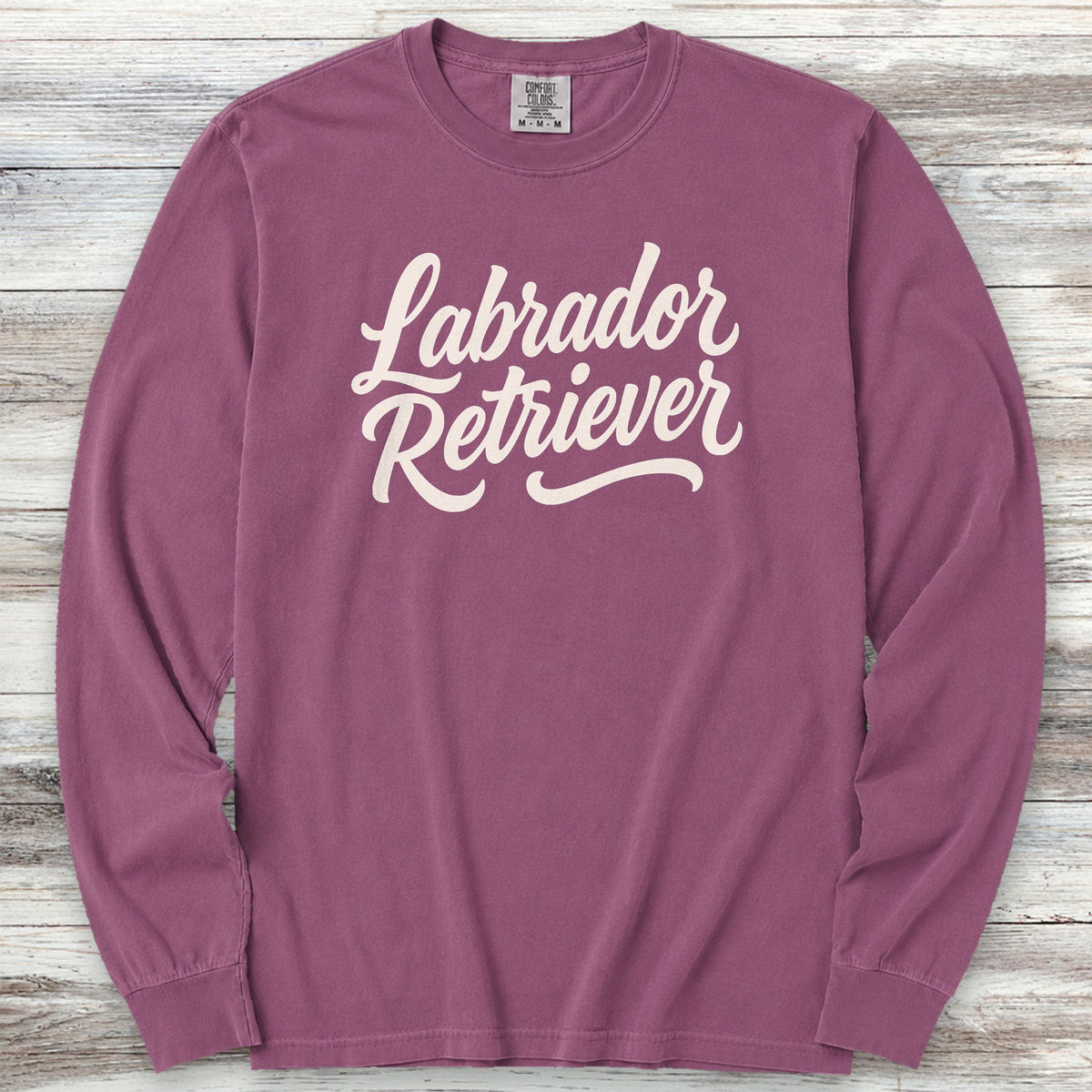 Labrador Retriever Team Long Sleeve Tee - Berry