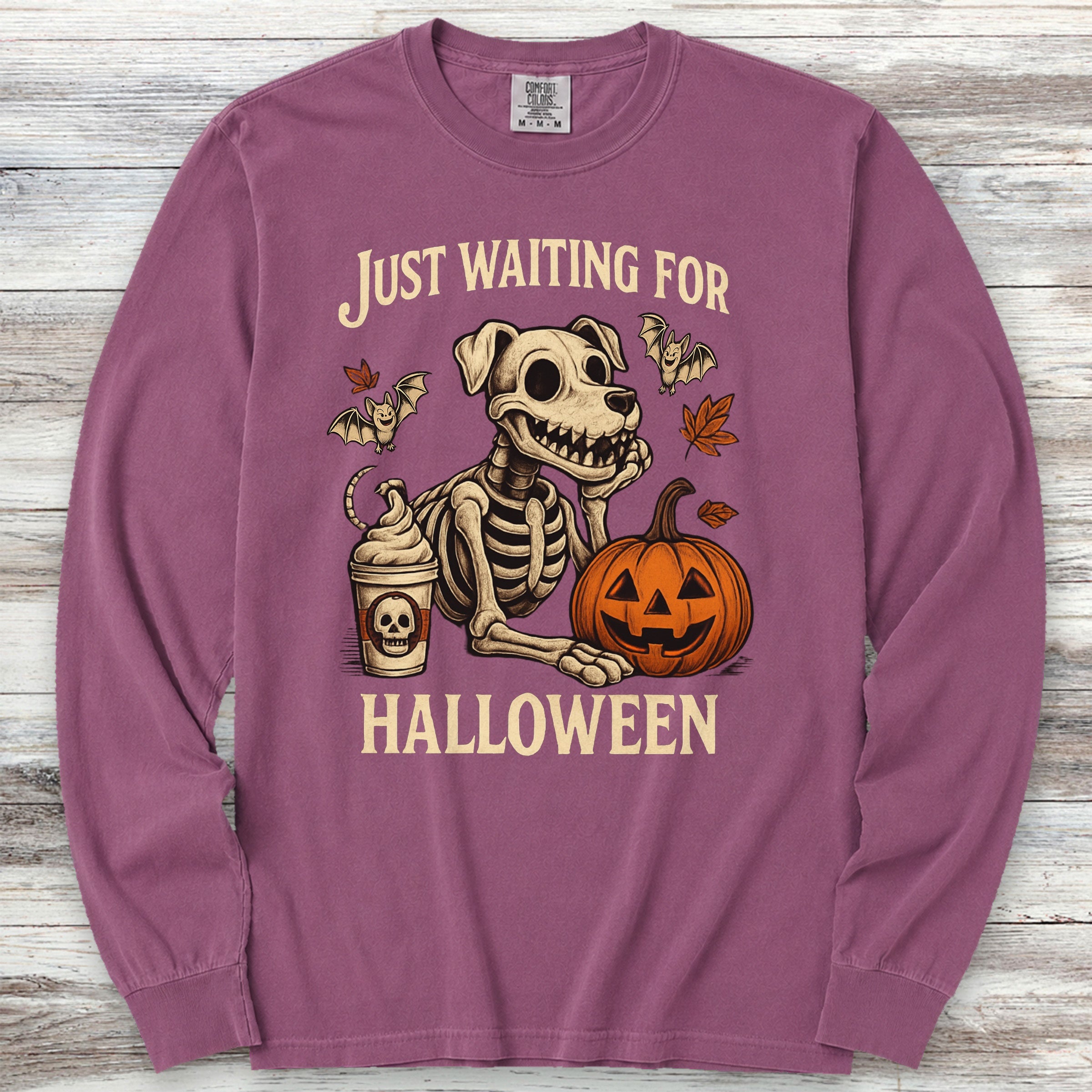 Wait For It Long Sleeve Tee - Berry