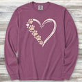 Loyal Heart Long Sleeve Tee - Berry