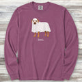Rhodesian Ridgeback Boo Long Sleeve Tee - Berry