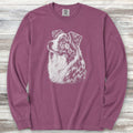 Australian Shepherd Loyalty Long Sleeve Tee - Berry