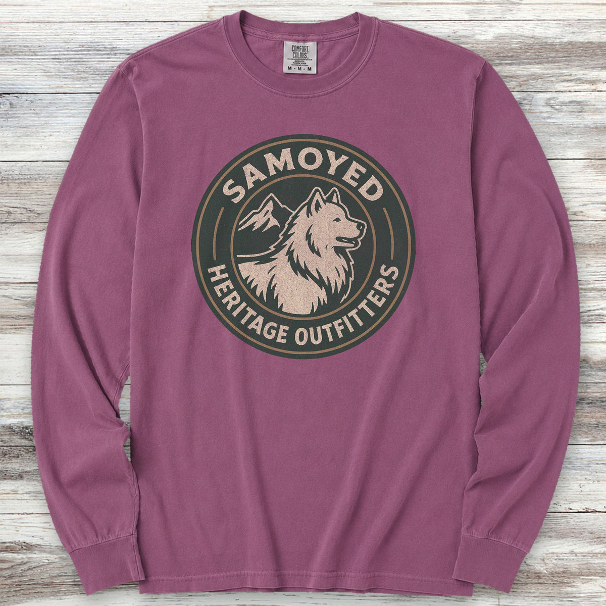 Samoyed Heritage Outfitters Long Sleeve Tee - Berry