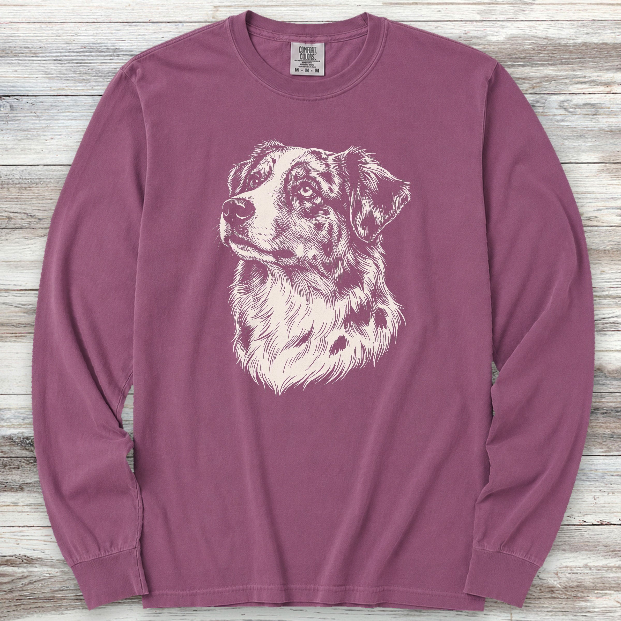 American Shepherd Loyalty Long Sleeve Tee - Berry