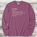 Loyalty Long Sleeve Tee - Berry