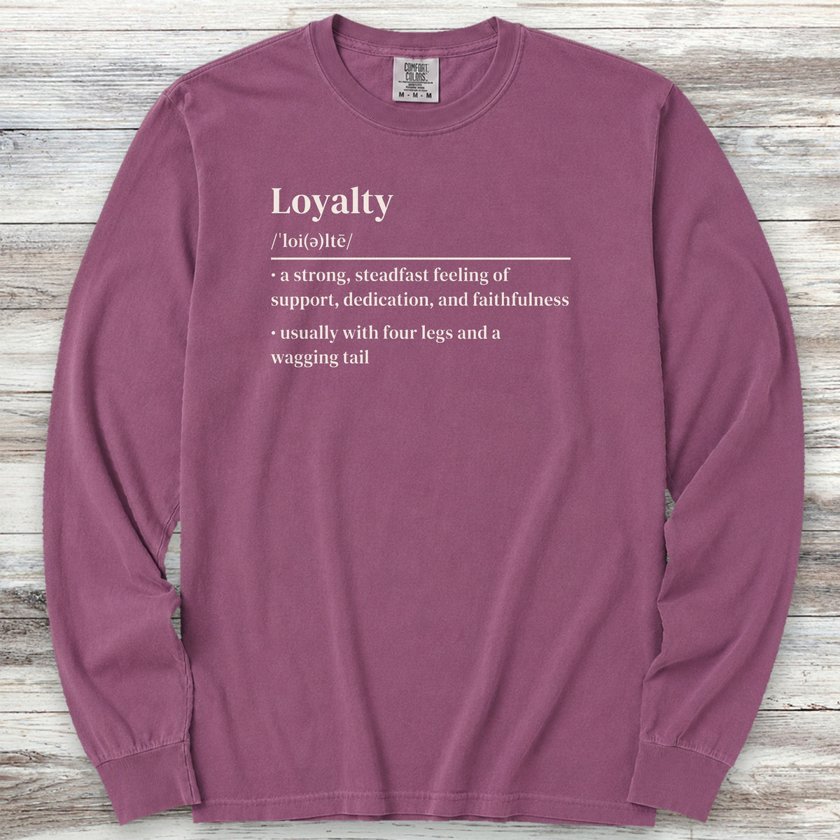 Loyalty Long Sleeve Tee - Berry
