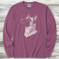 Belgian Malinois Loyalty Long Sleeve Tee - Berry