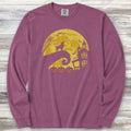 American Shepherd Halloween Moon Long Sleeve Tee - Berry