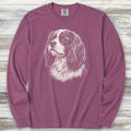 Cavalier King Charles Spaniel Loyalty Long Sleeve Tee - Berry