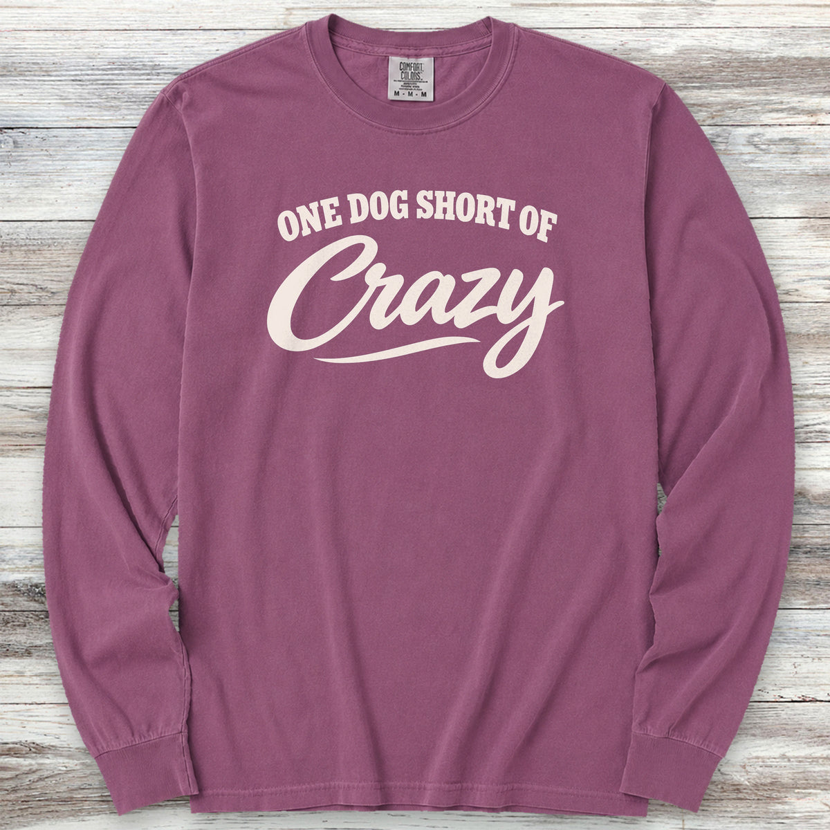 Short of Crazy Long Sleeve Tee - Berry