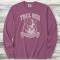 Australian Shepherd Trail Boss Long Sleeve Tee - Berry